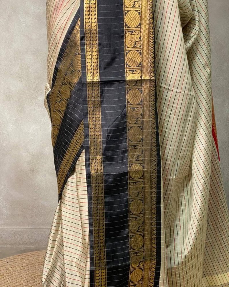 Kaveri By Aab Art Kanchivaram Silk Saree